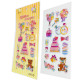 Наліпки дитячі ООПТ 24*10см Торти 11080