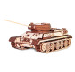 Модель 3D дерев'янна сборна механічна EVA Eco-Wood-Art TANK T-34-85 000822