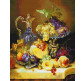 Алмазна мозаїка по номерам на холсті 40*50см Никитошка GJ5871 Фруктовий натюрморт
