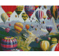 Алмазна мозаїка по номерам на холсті 40*50см Идейка АМО7017 Повітрянні кулі