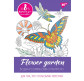 Книжка-розмальовка А4 Yes 6арк Малюємо водою, Flower garden 742846
