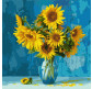 Картина по номер. на холсті 40*40см Идейка КН3206 Улюблені соняшники