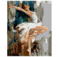 Алмазна мозаїка по номерам на дереві 40*50см Diamond painting QA204669