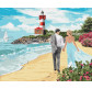 Картина  по номер. на холсті 40*50см Идейка КН4784 Маяк кохання