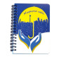 Блокнот спіраль А6 Фолдер 80арк Патриотичні, асорті 378