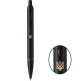 Кулькова ручка Parker 22932_TR IM 17 Achromatic Black Тризуб