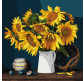 Картина по номер. на холсті 40*40см Идейка КН2865 Яскраві соняшники
