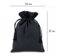 Мішечок бавовна, чорний, 25*35см ROSA Talent 135 г/кв.м 2801526