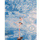 Картина по номер. на холсті 40*50см BrushMe BS52714 Блакитна балерина
