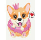 Картина по номер. на холсті 30*40см BrushMe KBS7102 Принцеса коргі
