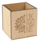 Заготовка для декорування Rosa Talent (МДФ) Стакан 10*10*10см Ukraine 240801