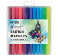 Маркер двустор. SketchMarker Kite для паперу набір 12шт K22-044-2 Butterfly