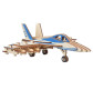 Модель 3D дерев'янна сборна WoodCraft XA-G011H Винищувач-5 25,5*22,6*9см