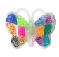 Набір для плетіння резинками Rainbow Loom Bands 550шт. + гачок +аксесуари Метелик 594-2