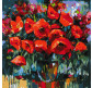 Картина по номер. на холсті 40*40см Идейка КН3231 Макова ніжність