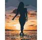 Картина по номер. на холсті 40*50см Strateg DY360 Світанок на морі