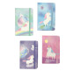 Блокнот А6 (9*14см) 80арк. ЛІДЕР з гумкою в клітинку 3782-11L Happy Unicorn