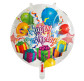 Повітряна кулька фольга Happy birthday 45*45см YY-F0446