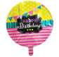 Повітряна кулька фольга Happy birthday 45*45см TF-A0196