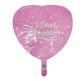 Повітряна кулька фольга З Днем Народження 48*49см Серце 3202-3102