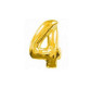 Повітряна кулька ООПТ Цифра-4 45см 1шт, золото 8535g-4