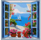 Картина по номер. на холсті 40*40см Идейка КН2778 Морський пейзаж