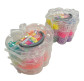 Набір для плетіння резинками Rainbow Loom Band 1500шт. + інструменти Яблуко 2201-2