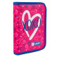 Пенал  1М 1 Вересня Smart HP-03 Hearts з 1 отворотом б/н 533278