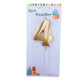 Свічка для торта золота Цифра-4 Party Candles 7см 031185-4з