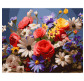 Картина по номер. на холсті 40*50см Strateg кольоровий холст MZ015 Квіткове розмаїття
