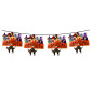 Вивіска Happy Halloween, Хеловін (картон) 23*32см 23-133