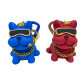 Брелок пластик. Бульдог 5см зі стрічкою, асорті №9089