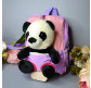 Рюкзак (ранець) м'який дошкільний малий 25*21*6см з іграшкою Панда 24-2363