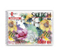 Альбом для акварелі Santi А4 (21*29,7см) Paper Watercolour Collection 20арк 200г/м Flowers 130499
