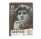 Альбом для ескізів скетчбук А5 24арк 180г/м2 Art Nation SketchPad на спіралі 102.PB.01