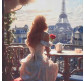 Алмазна мозаїка по номерам на холсті 30*30см Strateg HEE16310 Вид на Париж