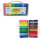 Фломастери 36 кол. Aodemei Washable тригранні, змиваємі 6133-36 у пласт боксі