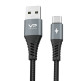 Кабель USB-C 3A - Veron NC09 0.25m Nylon 72607