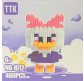 Конструктор 3D Blocks TTK №1012, кор. 10,5*10,5*10,5см, 460 дет К01*