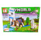 Конструктор My World Mine майнкрафт 4в1 211 елементів К094/LB1133-B
