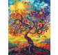 Картина по номер. на холсті 30*40см Идейка КН5140 Древо буття, з фарбами металік