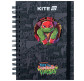 Блокнот на спіралі А6 80арк. Kite Ninja Turtles NT25-229