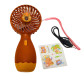 Вентилятор ручний Mini Fan Капібара (аккум, USB) 16см асорті SA-1621/JQK-24