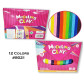 Пластилін 12кол. Modeling Clay 200гр плаский 8021