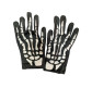 Рукавички скелет Хеловін (Halloween) короткі 21-769