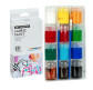 Фарба для тканини Art Rangers/Nation набір 12кол. по 22мл FabricPaint + пензлик FAC1222/A12015-4