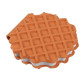 Блокнот 9*9см 80арк ZiBi Kidis Line ZB.12470-40 Chocolate Waffle