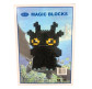 Конструктор 3D Magic Blocks Нічна Фурія, чорна 10*25см 1320 дет, №7233