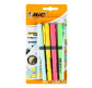 Маркери текстові набір 4шт BIC Highlighter Grip 964859