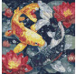 Алмазна мозаїка по номерам на холсті 40*40см Идейка АМО20087 Життя кої